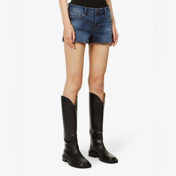 Frame Denim Pants - Frame Le Cut Off Mid-Rise Slim Fit Denim Shorts Festival Outfit | Size 27